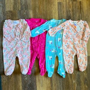 Baby girl 6-9 month onsies [set of 4]